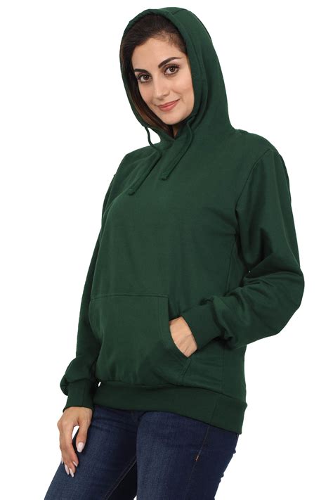 Women's Green Hoodies & Sweatshirts 